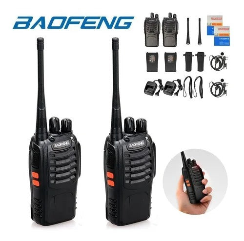 Walkie Talkie Intercomunicador Boquitoqui Kit X 2 Baofeng