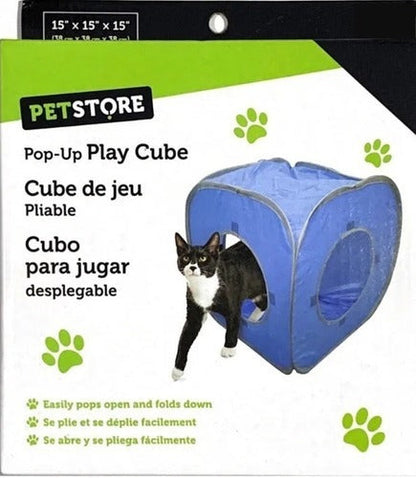 Casa Gatos Cubo Plegable