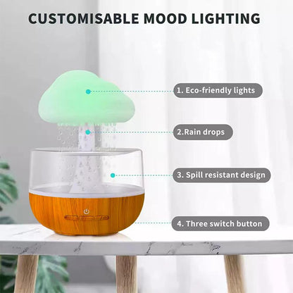 Humidificador Nube De Lluvia Multicolor + Envio Gratis