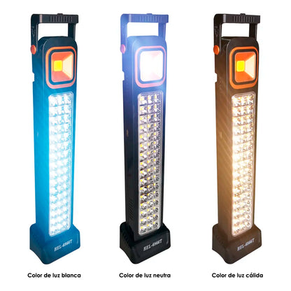 Lámpara Solar De Emergencia Recargable Luz LED