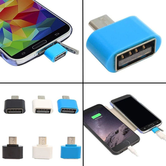 Adaptador Convertidor Otg V8 Micro-usb A Usb 2.0 Celular