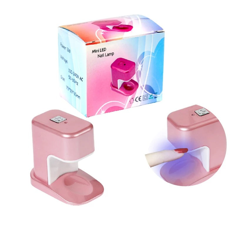 Mini lampara secador de uñas portatil 3 W