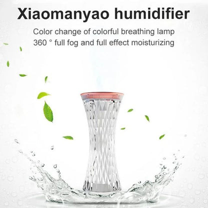 Lampara Humidificador De Aire Xiomanyao 7 Colores Táctiles + Envio Gratis