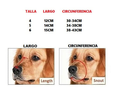 Bozal Para Perros De Silicona Suave