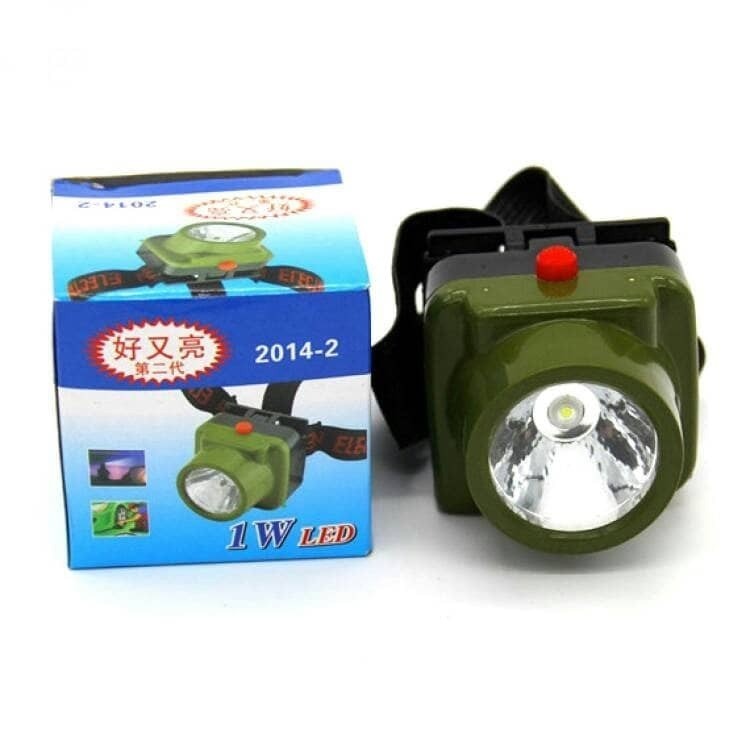 Linterna Militar Led De Cabeza Impermeable 1W