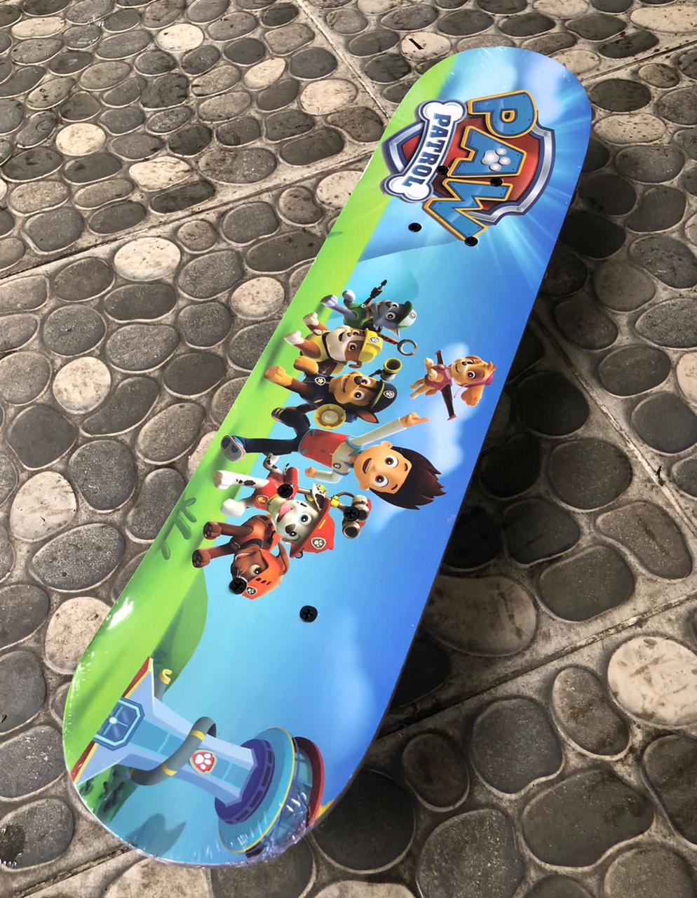 Patineta De Madera Para Niños Con Diseños Medida 60 cm