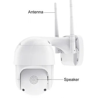 Camara Ip Wifi Exterior 1080p Infrarrojo 2 Antenas Domo