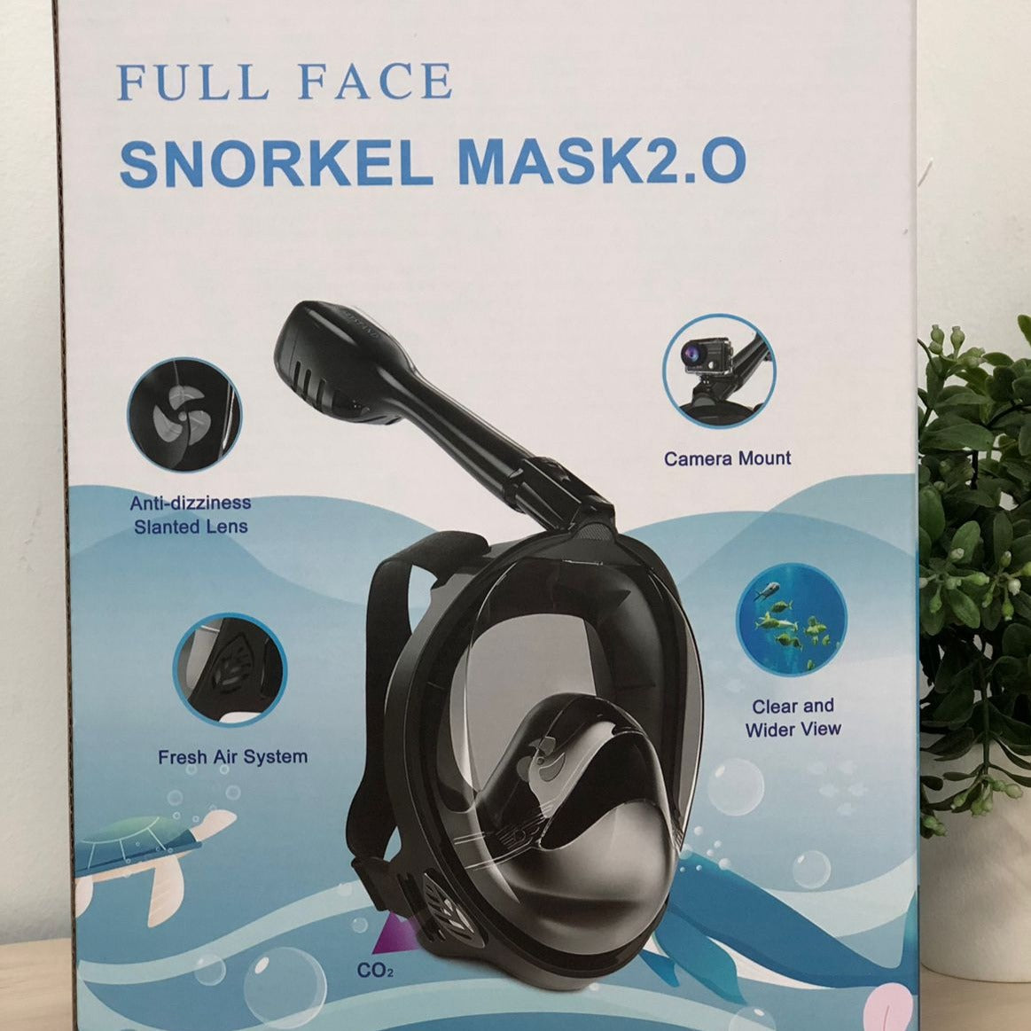 Máscara De Buceo Snorkel + Envio Gratis