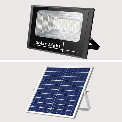 Reflector Con Panel Solar Para Exteriores De 100W + Envio Gratis