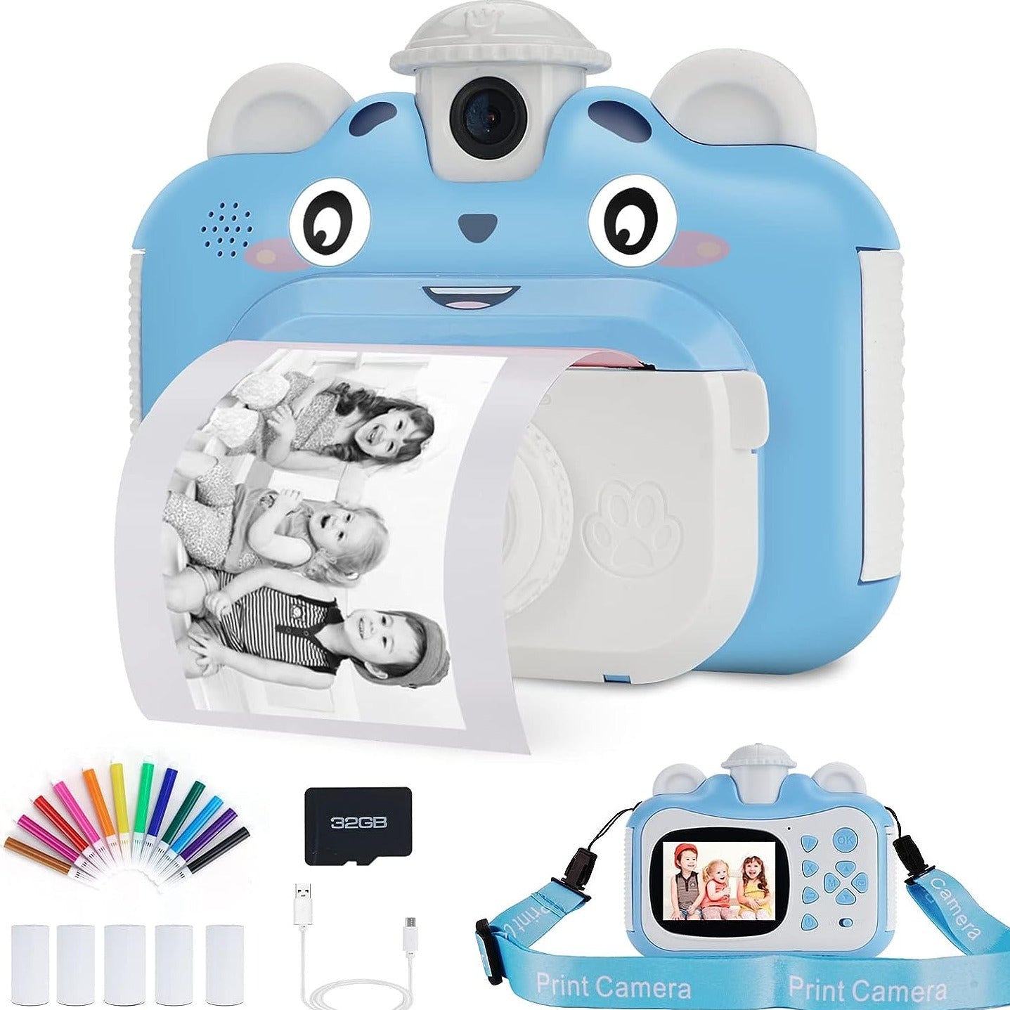 Print Camara De Niños Instantanea + Envio Gratis