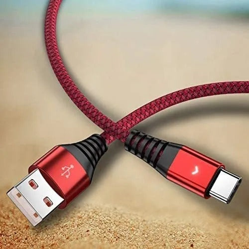 Cable USB para celular Tipo C Nylon Trenzado