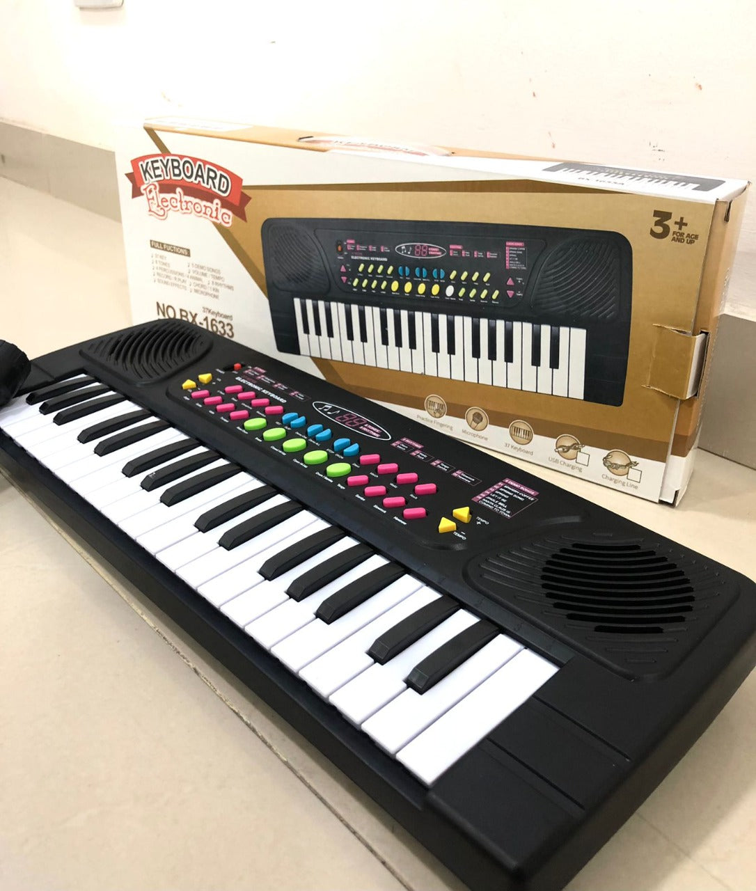 Piano Eléctrico Para Niños 37 Teclas No.BX-1633 + Envio Gratis