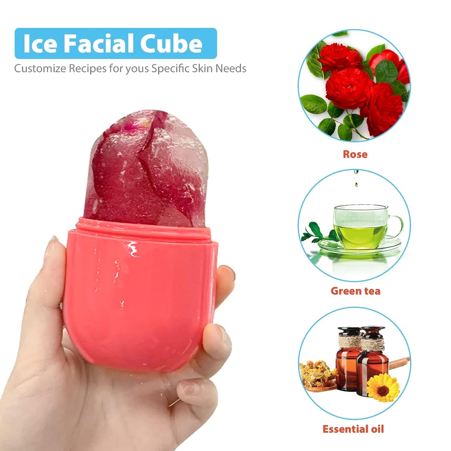 Molde De Hielo Para Masajes Faciales + Envio Gratis