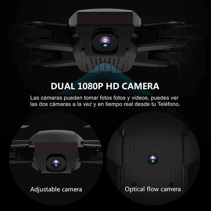 Drone Dm107s Plegable Doble Cámara Wifi Full Hd