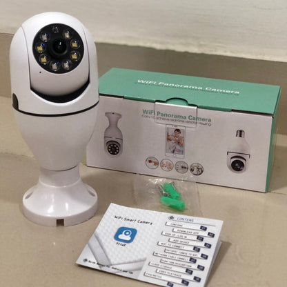 Cámara Bombillo Robotica Panoramica Ip 360 + Envio Gratis