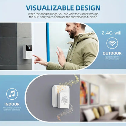 Timbre Portero Doorbell Con Cámara Wifi + Envio Gratis