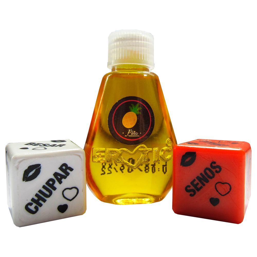 Kit De Aceite Lubricante Comestible + Dados