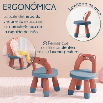 Silla Infantil De Plástico + Envio Gratis