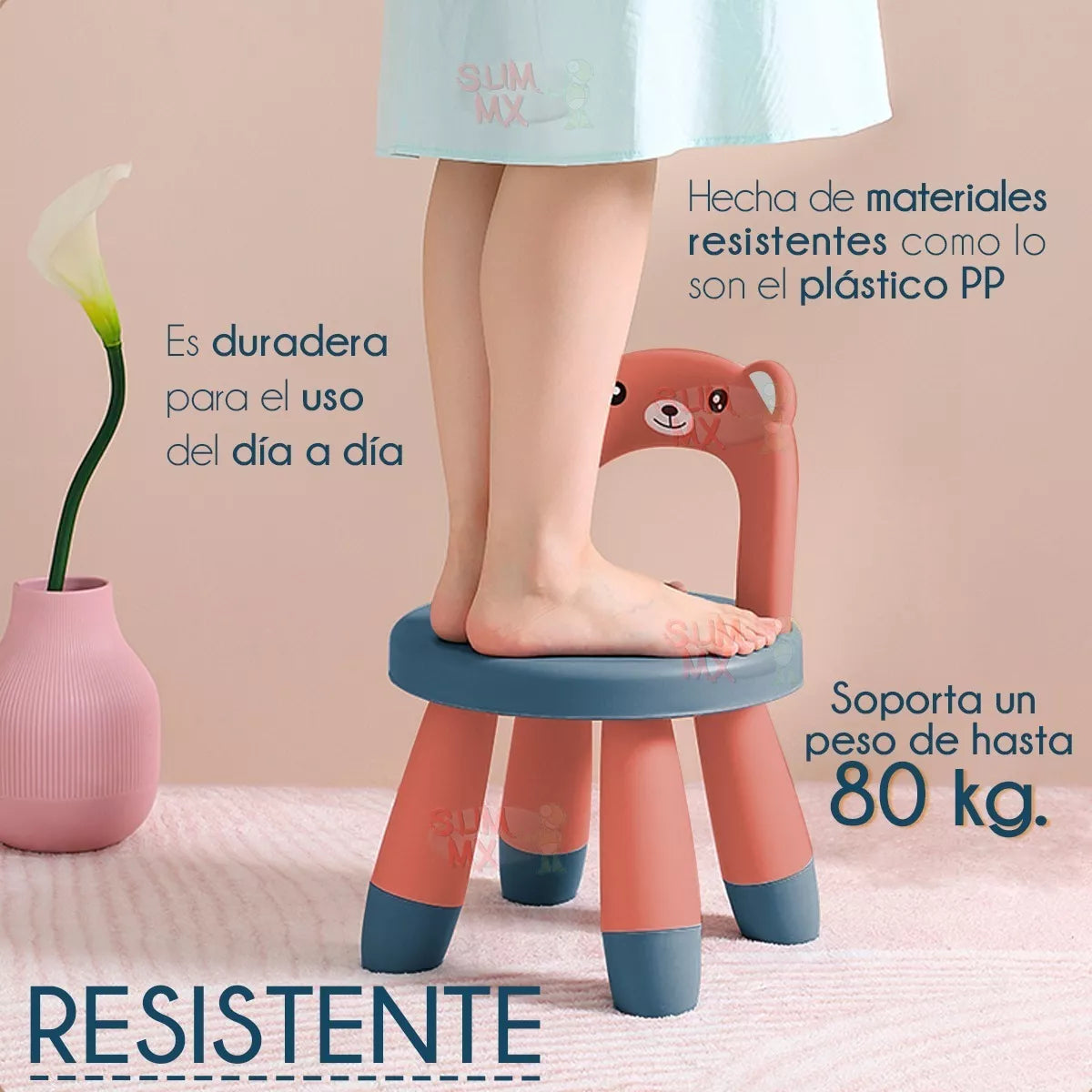 Silla Infantil De Plástico + Envio Gratis