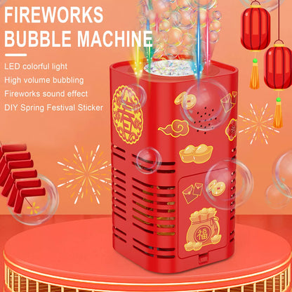 Máquina De Burbujas de Fuegos Artificiales + Envio Gratis