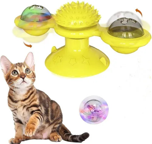 Juguete Gato Interactivo Spinner Con Luz