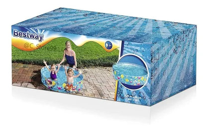 Piscina Rígida Animalitos Marinos 122x25cm Bestway