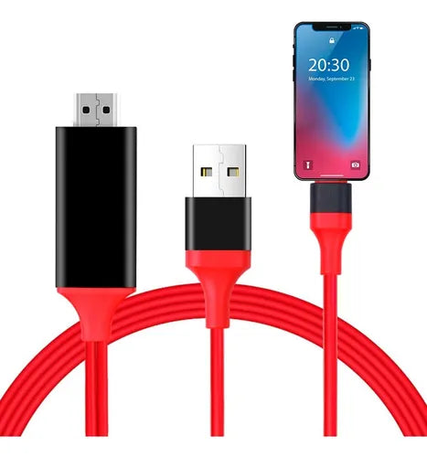 Cable Lightning A Hdmi - iPad iPhone Convertidor Adaptador Para Celular