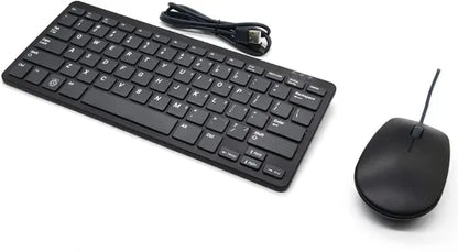 Combo Teclado Mouse Oficina  con Ñ Alambrico Usb H-8810 Para Pc