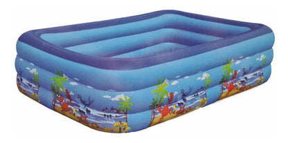 Piscina Inflable Infantil De Cangrejo Medida 2.60*1.65*60cm