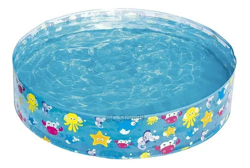 Piscina Rígida Animalitos Marinos 122x25cm Bestway