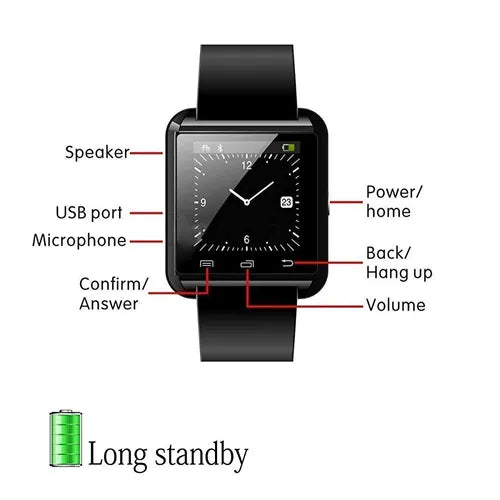 Reloj Inteligente Bluetooth U8