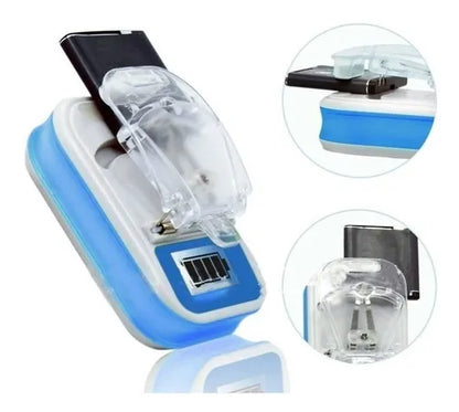 Cargador Universal Batería Usb Con Pantalla Lcd Profesional