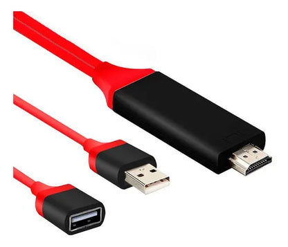 Cable Lightning A Hdmi - iPad iPhone Convertidor Adaptador Para Celular