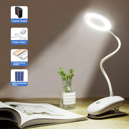 Lámpara De Escritorio Portátil Flexible, Luz Led Recargable