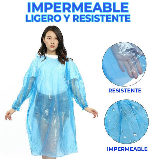 Impermeable De Emergencia Portatil  + Envio Gratis