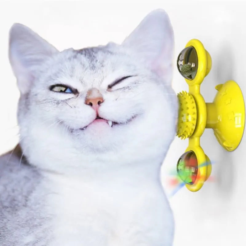 Juguete Gato Interactivo Spinner Con Luz