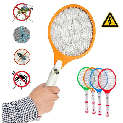 Raqueta Mata Mosquitos Con Doble Linterna + Envio Gratis