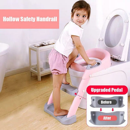 Adaptador De Inodoro Con Escalera Para Niños +Envio Gratis