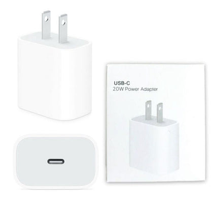 Cubo Cargador Para iPhone 20w Tipo C Power Adapter