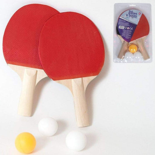 Set Raquetas Ping Pong + 3 Bolas Juego Deportivo + Envio Gratis