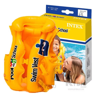 Chaleco Salvavidas Intex Inflable Para Niños  + Envio Gratis