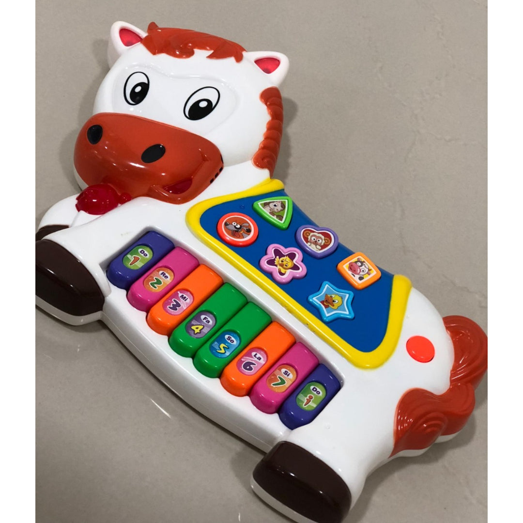 Piano Didactico Para Niños Con Forma De Caballo + Envio Gratis