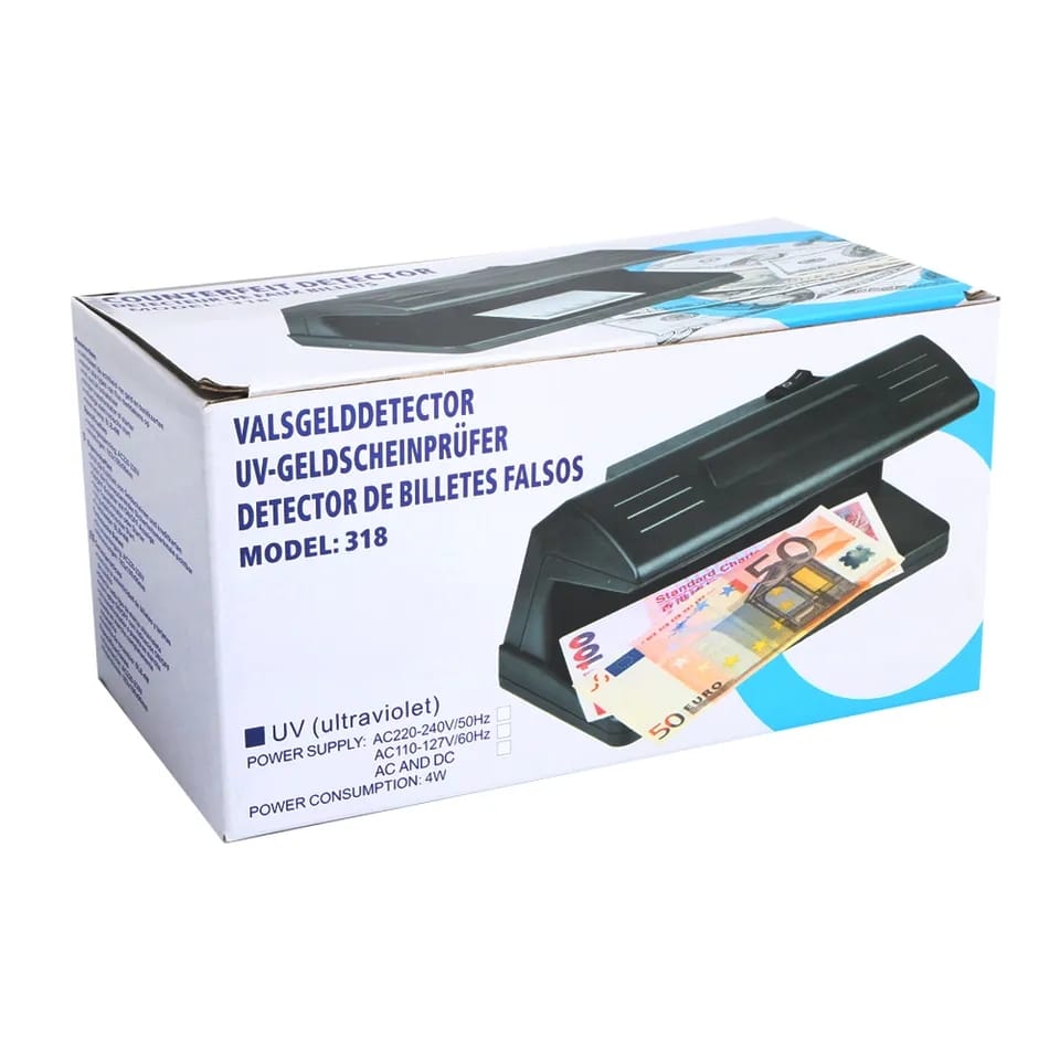 Detector de dinero Falso Con luz UV de 4W + Envio Gratis