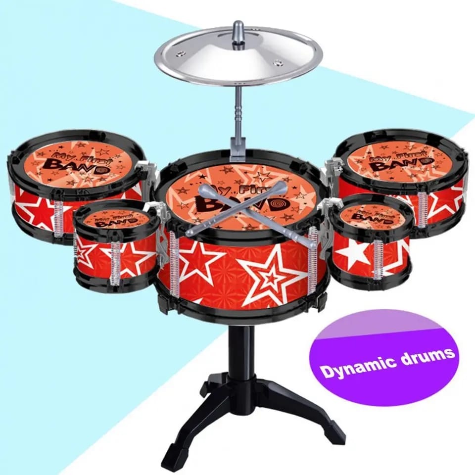 Mini Bateria Musical Drums Up Grade + Envio Gratis