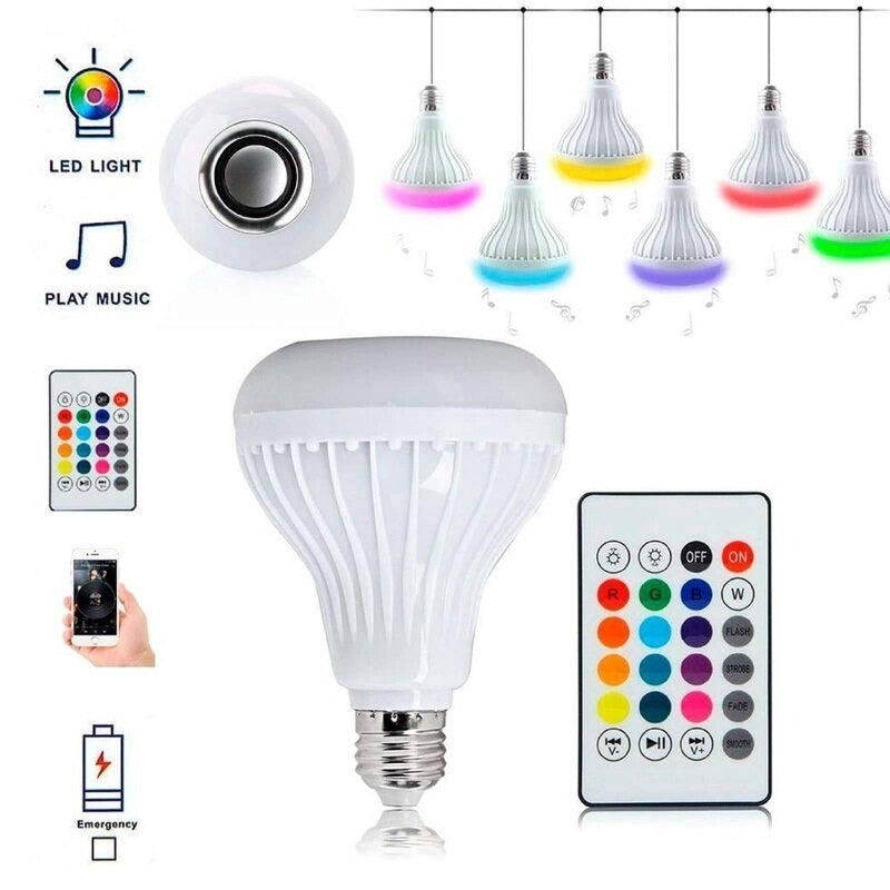 Bombillo Parlante Con Bluetooth Multicolores RGB + Envio Gratis