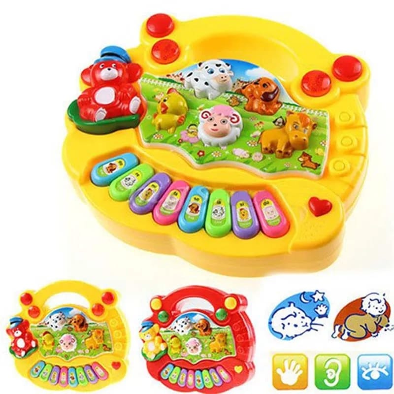 Piano Didáctico Para Niños Con Sonido De Animales Y Musica + Envio Gratis