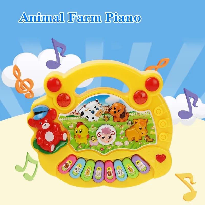 Piano Didáctico Para Niños Con Sonido De Animales Y Musica + Envio Gratis