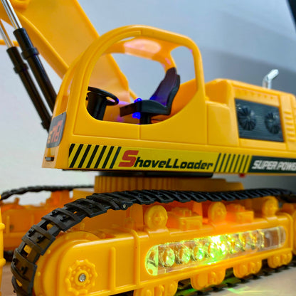 Excavadora R/C Con Linterna + Envio Gratis