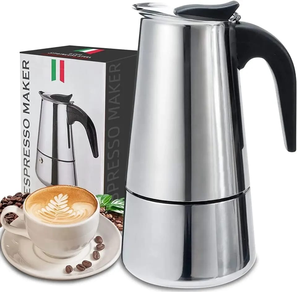 Máquina De Café Expreso 4 Tazas + Envio Gratis