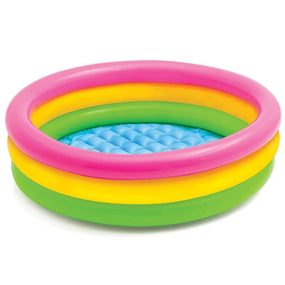 Piscina 3 Aros Colorida 147 X 33 Cm + Envio Gratis